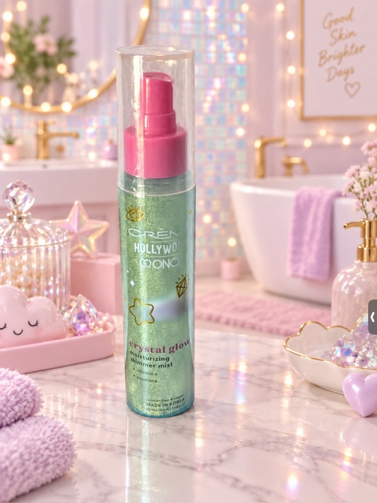 The Creme Shop Accessories - ORÉM Hollywood Bounce Crystal Glow Moisturizing Shimmer Mist,NIP
